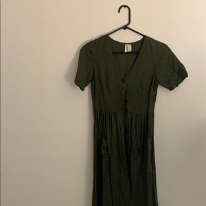 Army green Japna dress